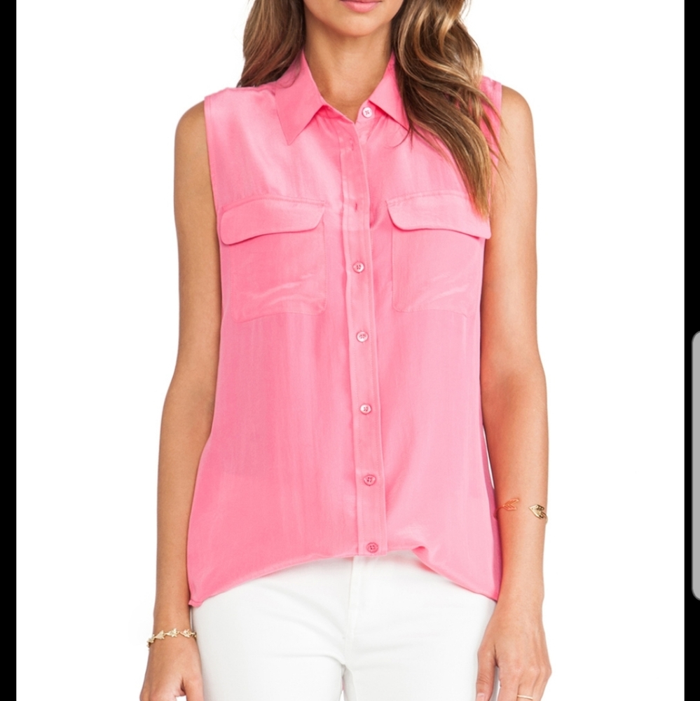 Equipment button up blouse